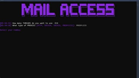 TUTO Mail Access Checker V By Sh Lltear
