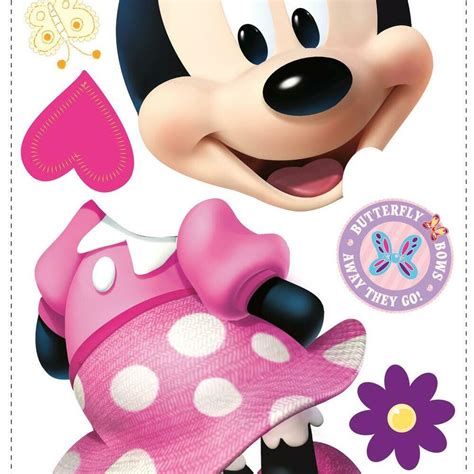 Disney Junior Minnie Bow Tique Giant Peel And Stick Wall Decal