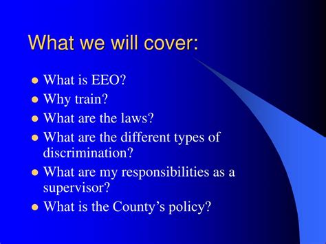 ppt eeo compliance training for managers and supervisors powerpoint presentation id 3553725