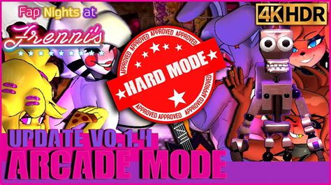 Update V0 1 4 Arcade Mode On Hard Under 3 Minutes Fap Nights At Frenni S Night Club Gameplay