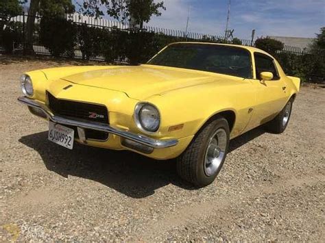 Classic 1970 Chevrolet Camaro For Sale Dyler