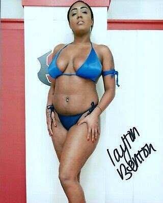 Layton Benton Super Sexy Hot Adult Model Signed X Photo Coa Proof