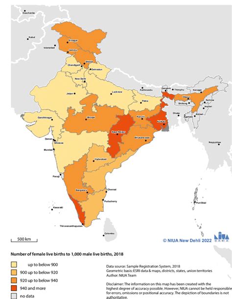 C Gender Ratio At Birth In India Download Scientific Diagram