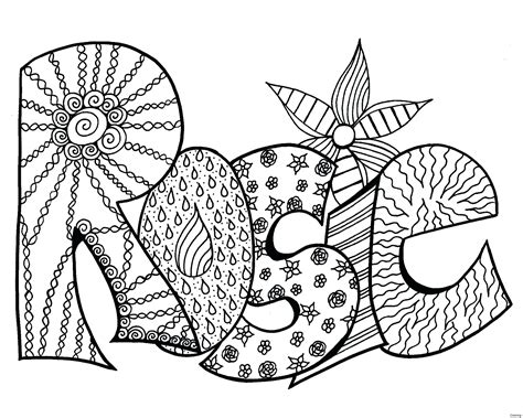 Customized Coloring Pages With Names On It At Getdrawings Free Download