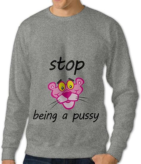 Stop Being A Pussy Men S Pull Over Hoodie Sweatshirt At Amazon Men’s Clothing Store