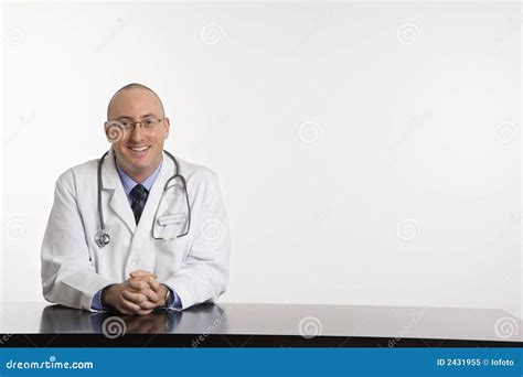 Male Caucasian Doctor Stock Image Image Of Caucasian 2431955