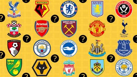 Check the premier league 2020/2021 table, positions and stats for the teams of the %competition_season% on as.com. Premier League teams quiz: Are you the ultimate football ...