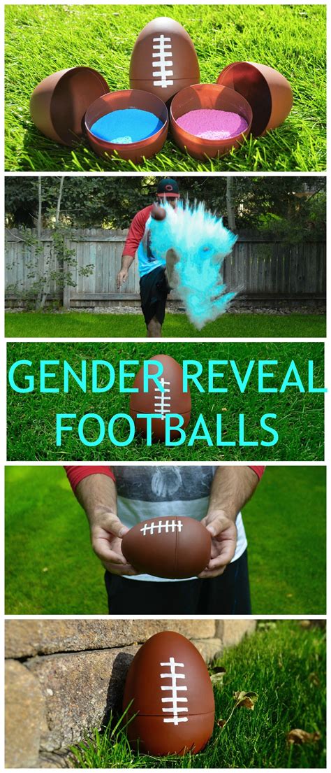 You can't even tell that there's something hidden in these ones! 27 Gender Reveal Party Food Ideas While Pregnant | Football gender reveal, Football gender ...