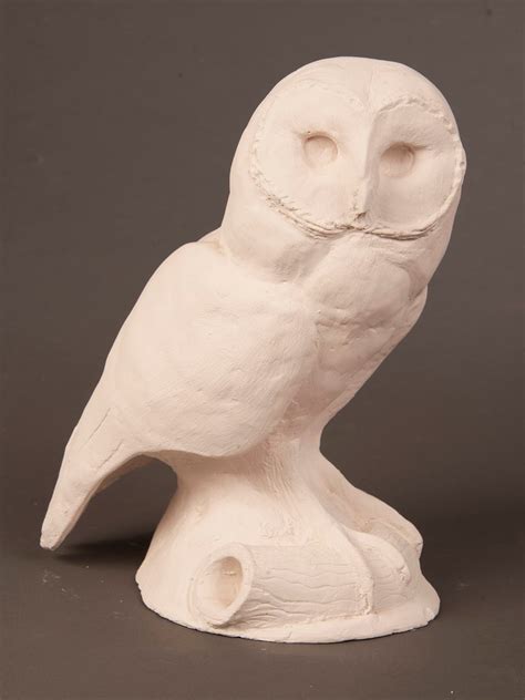 Vintage French Plaster Sculpture Maquette Of An Owl Circa 1960 At 1stdibs