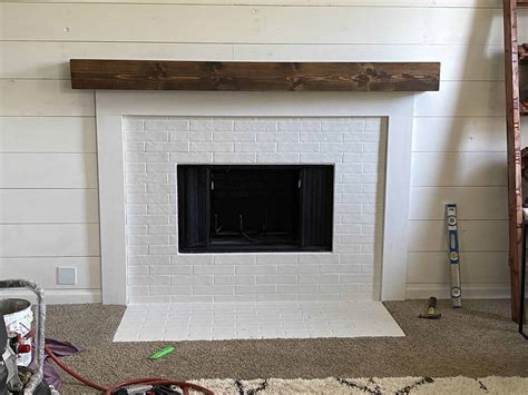 Our Diy Faux Brick Fireplace Restore Decor And More