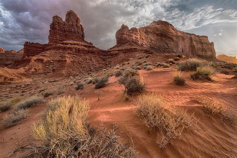 Monument Valley Sand Dune And Rocks Photograph By Dave Dilli Fine Art