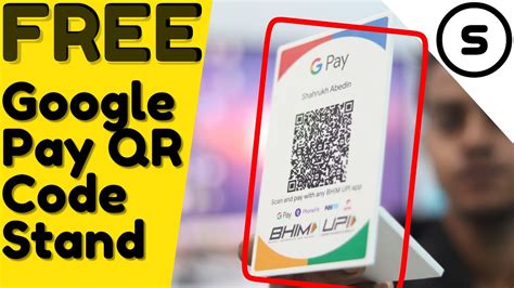 Bar codes cannot tolerate disfiguration. How to get Google Pay Qr Code Stand for free | Google pay ...