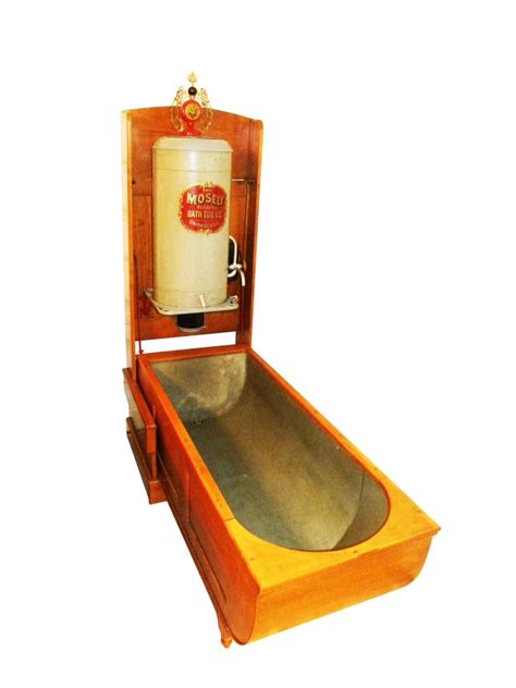 Maple Fold-Up Bath Tub. The Mosley Folding Tub