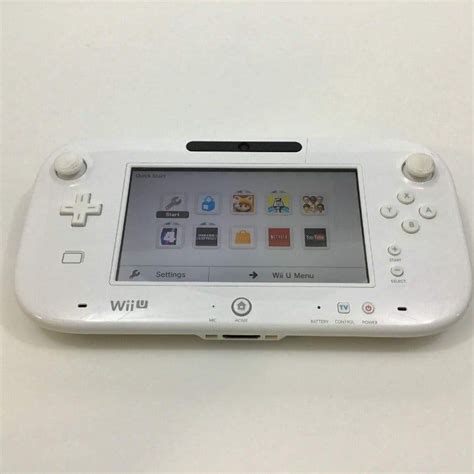Wii U Gamepad Only White Mercari Wii U Wii Nintendo Wii