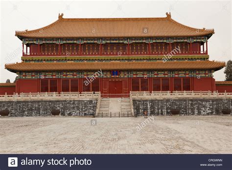 Chinese Imperial Palace Forbidden City Beijing China Stock Photo Alamy