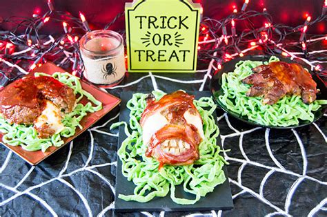 Zombie Meatloaf And Intestine Noodles Halloween Recipes The Starving