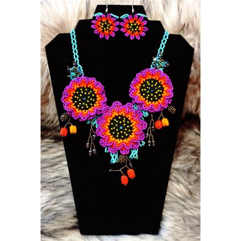Maybe you would like to learn more about one of these? 3 flowers Mexican jewelry $50 | Mexican jewelry, Jewelry, Beaded