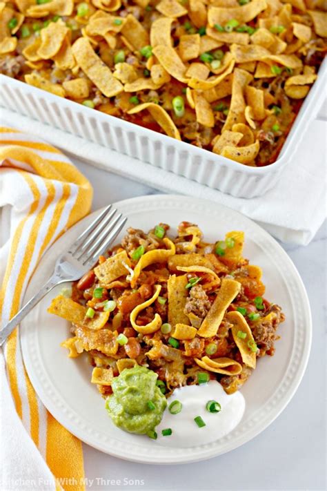 Easy Frito Pie Recipe Kitchen Fun With My 3 Sons