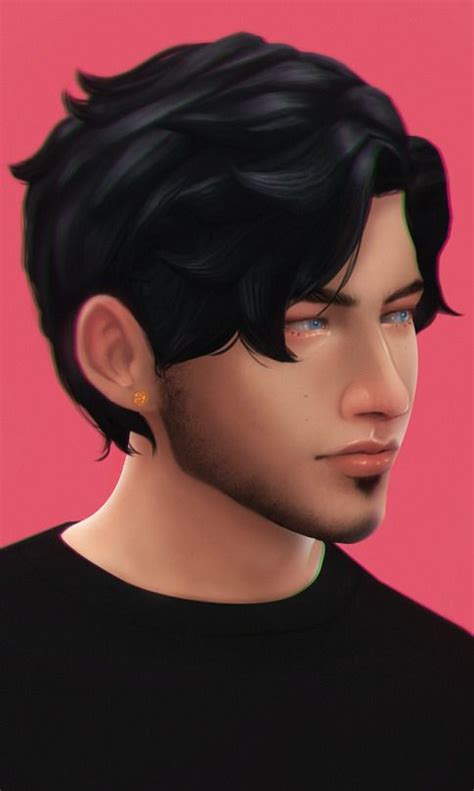 Sims 4 Short Curly Hair Male Macrovsa