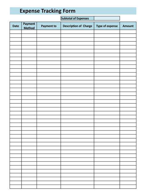 They're available as free printable attendance sheets in pdf and excel spreadsheet formats. 8 Best Images of Printable Expense Log - Daily Spending Log Printable, Printable Expense Log ...