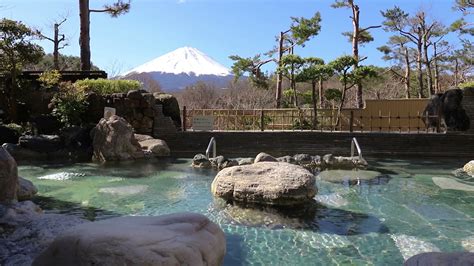 富士山が見える日帰り温泉「富士眺望の湯ゆらり」霊峰露天風呂 Youtube