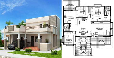 This Elevated Four Bedroom With Three Toilet And Baths Home Design Has