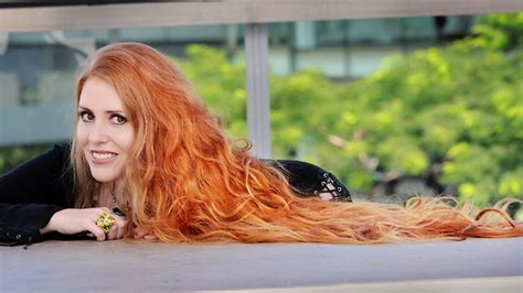 Sonya Cristy S Long Red Hair Is Hot Property With Hairdressers The