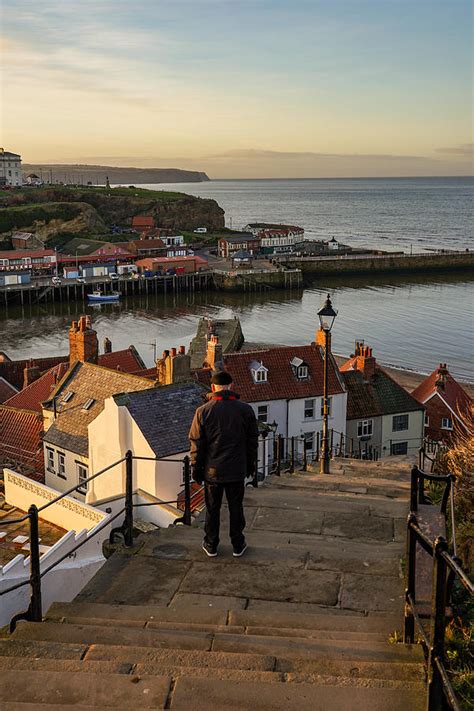 The Beautiful City Of Whitby In England Photograph By