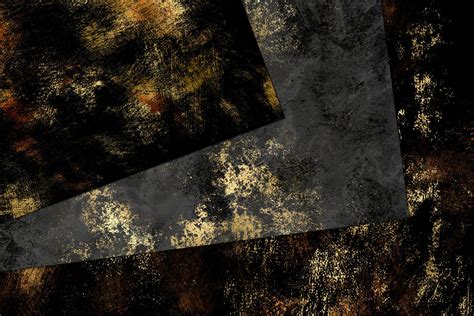 Dark Gold Grunge Textures Digital Paper By Digital Curio