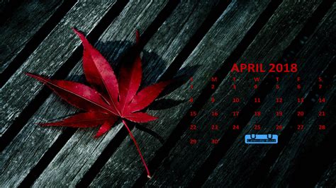 April 2018 Calendar Hd Desktop Wallpapers Calendarbuzz
