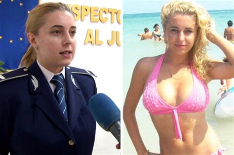 world s sexiest cop wannabe model carmen juncan 27 becomes policewoman daily star