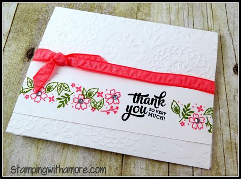 Stampingwithamore A Special Thank You Card
