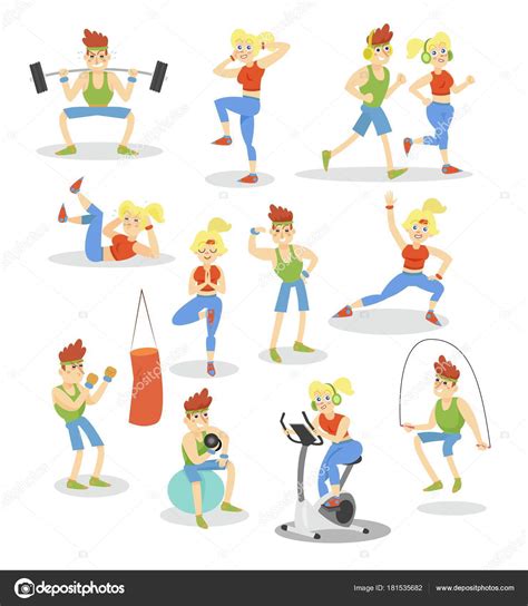 Feliz hombre y mujer senior haciendo yoga. Dibujos: hacer ejercicio | Hombre y mujer ejercicio conjunto, pareja de fitness hacer ejercicio ...