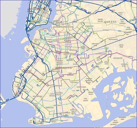 Mta Bus Map Brooklyn Maps Resume Template Collections Al Rnpw