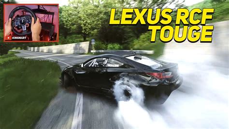 Lexus Rcf Touge Drifting On Iri Pass Assetto Corsa W Steering