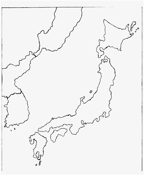 Outline Map Of Japan And Korea Canada Map