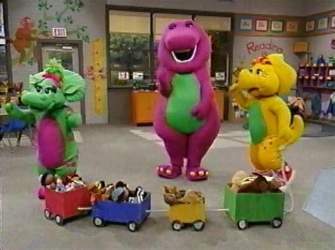 Barneys All Aboard For Sharing Disney Friends Barney And Friends Barney