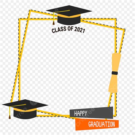 Graduation Frame Vector Hd Png Images Graduation With Vector Frame