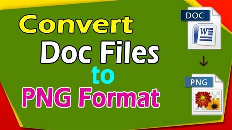 How To Convert Doc To Png Format How To Convert Doc To Png The