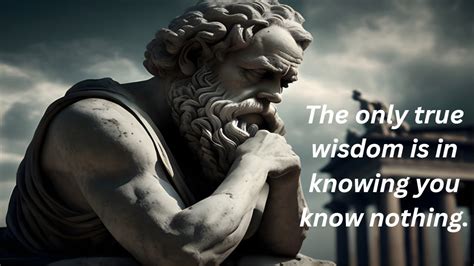 Socrates Quotes The Only True Wisdom Is In Knowing You Know Nothing