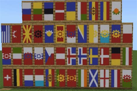 I Made All The European Flags In Minecraft Jacksucksatlife