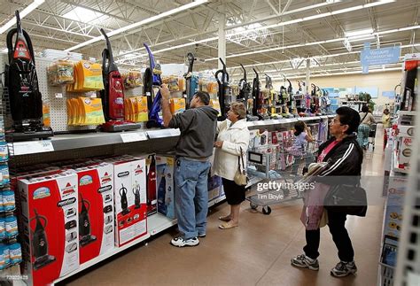 Shoppers Look At New Vacuum Cleaners A Big Sellar In The News Photo