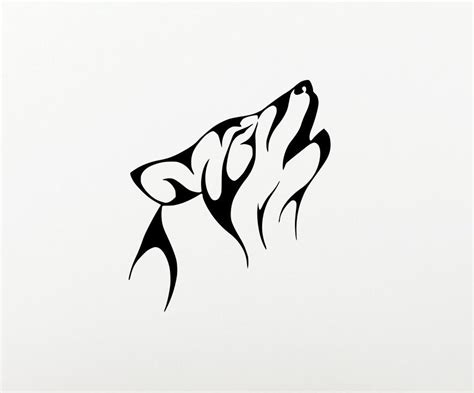 Howling Wolf Head Drawing Free Download On Clipartmag