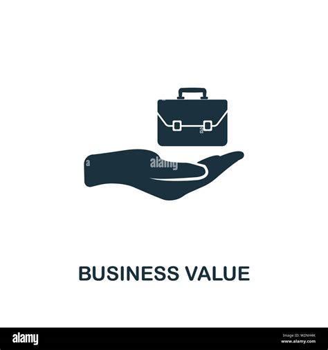 Business Value Icon Creative Element Design From Business Strategy