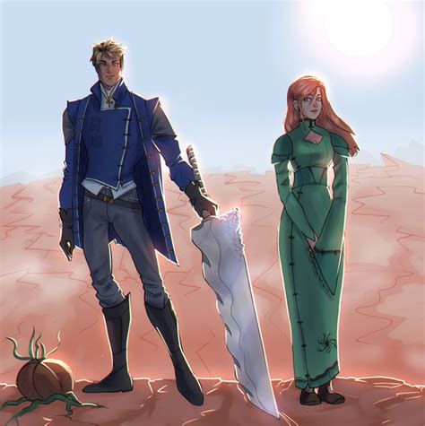 Adolin And Shallan In Front Of The Shattered Plains Art My Me D
