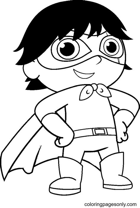 Ryan Toysreview Ryan S World Coloring Pages