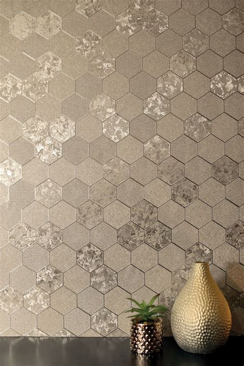 Buy Arthouse Foil Honeycomb Geo Wallpaper From The Next Uk Online Shop