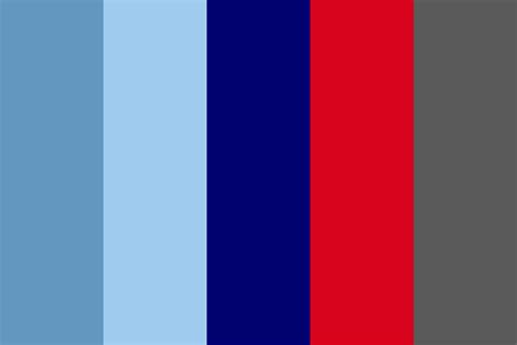 Red Blue Color Palette