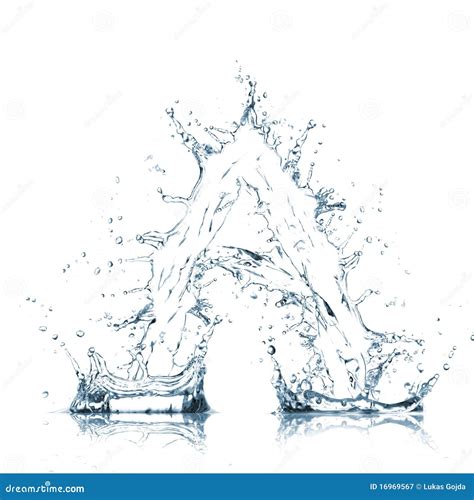 Letter Of Water Alphabet Royalty Free Stock Photography Image 16969567