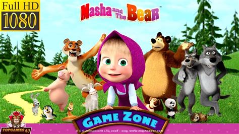 Masha And The Bear Educational Game Youtube